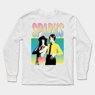 Sparks - Vintage Style Aesthetic Design Long Sleeve T-Shirt